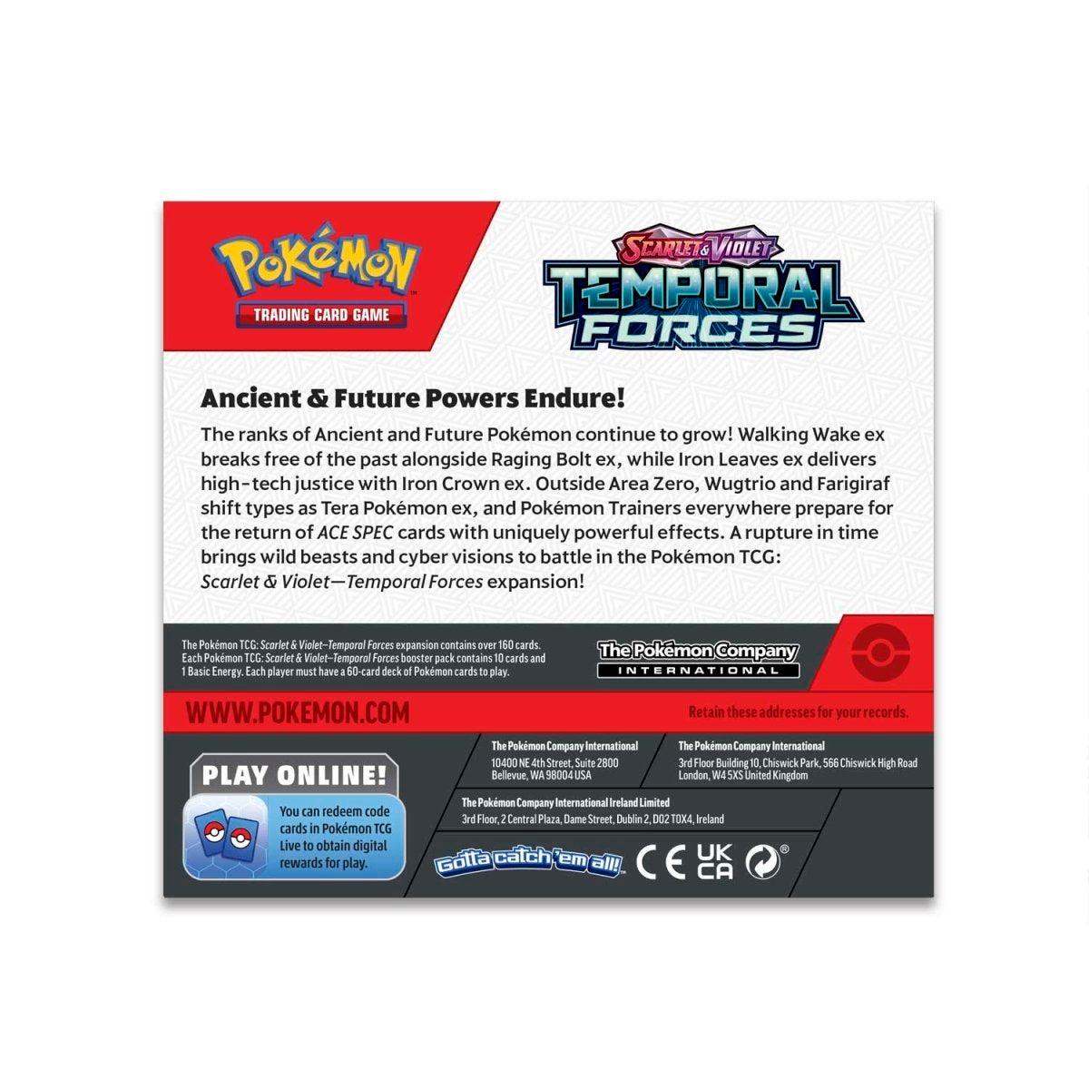 Pokémon Scarlet &amp; Violet - Temporal Forces Booster Box